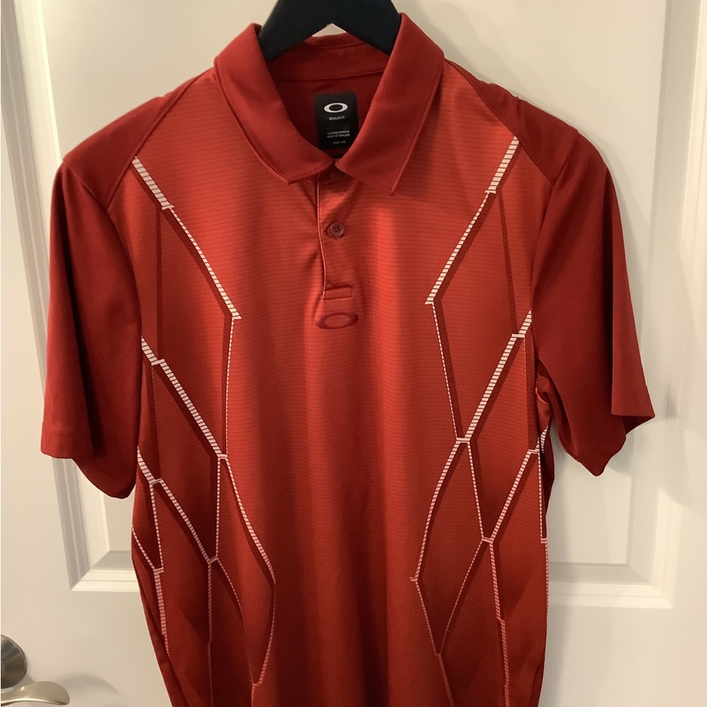 Men's Oakley Polo Golf Shirt Size Small like NEW